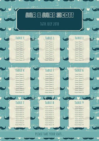 Mr & Mrs Table Plan